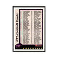1998 Bowman Checklist Football Cards #2 OF 2