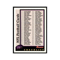 1998 Bowman Checklist Football Cards #1 OF 2