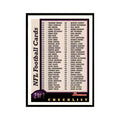 1998 Bowman Checklist Football Cards #2 OF 2