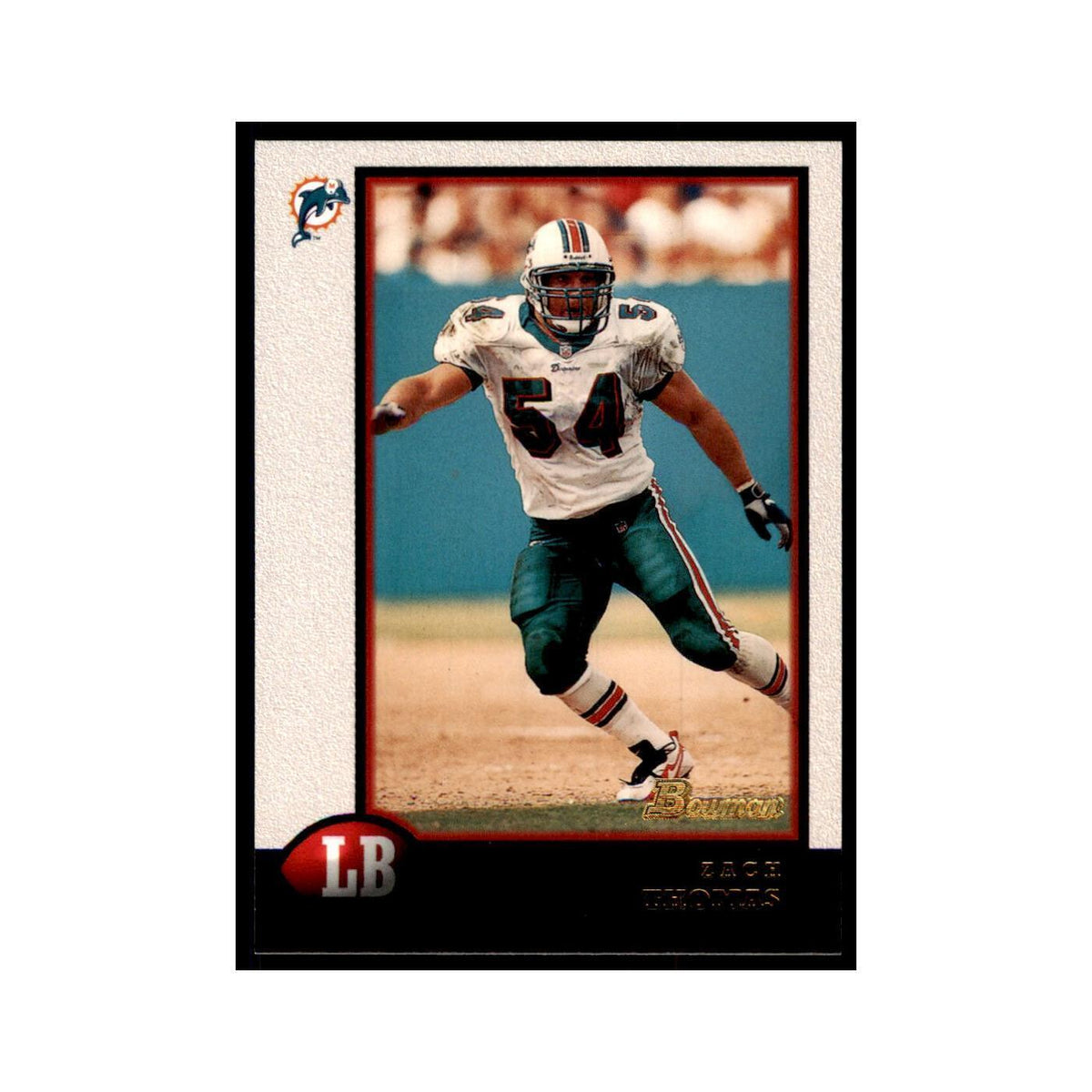 1998 Bowman Zach Thomas Football Cards #61