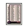 1998 Bowman Checklist Football Cards #2 OF 2