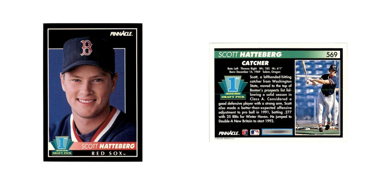 1992 Pinnacle Scott Hatteberg Baseball Cards #569