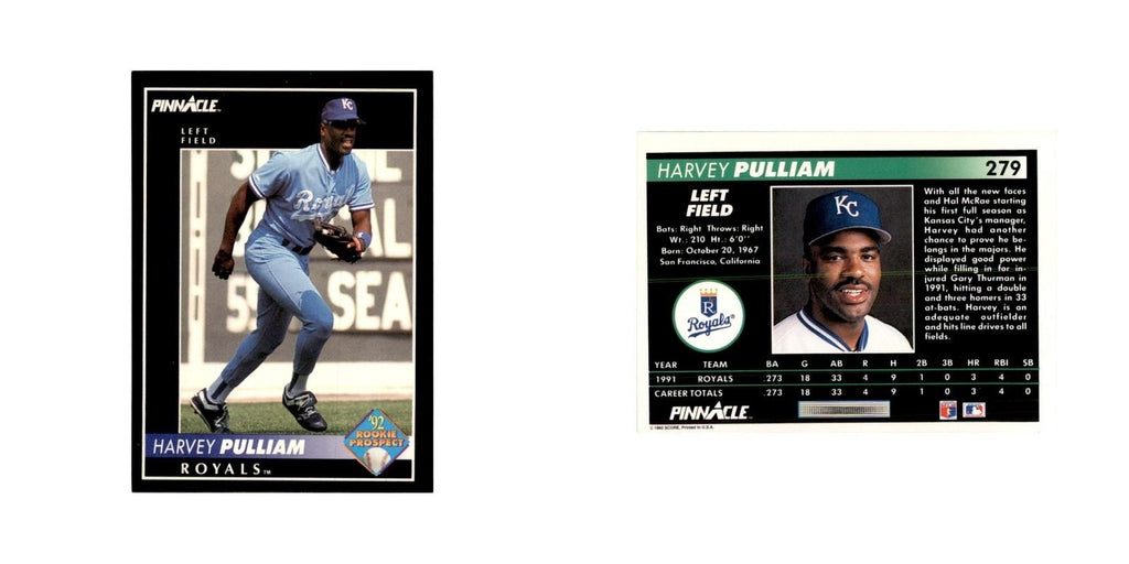 1992 Pinnacle Harvey Pulliam Baseball Cards #279