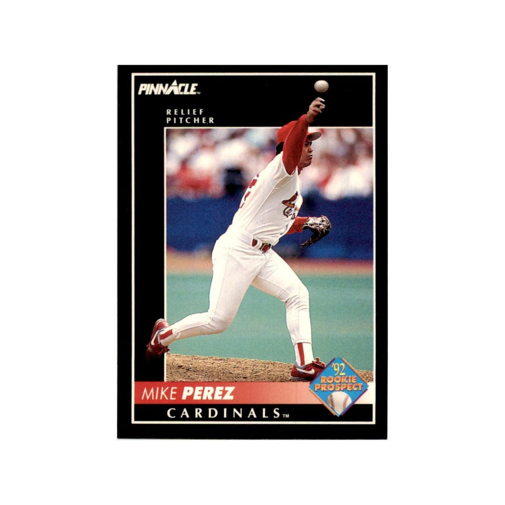1992 Pinnacle Mike Perez Baseball Cards #565