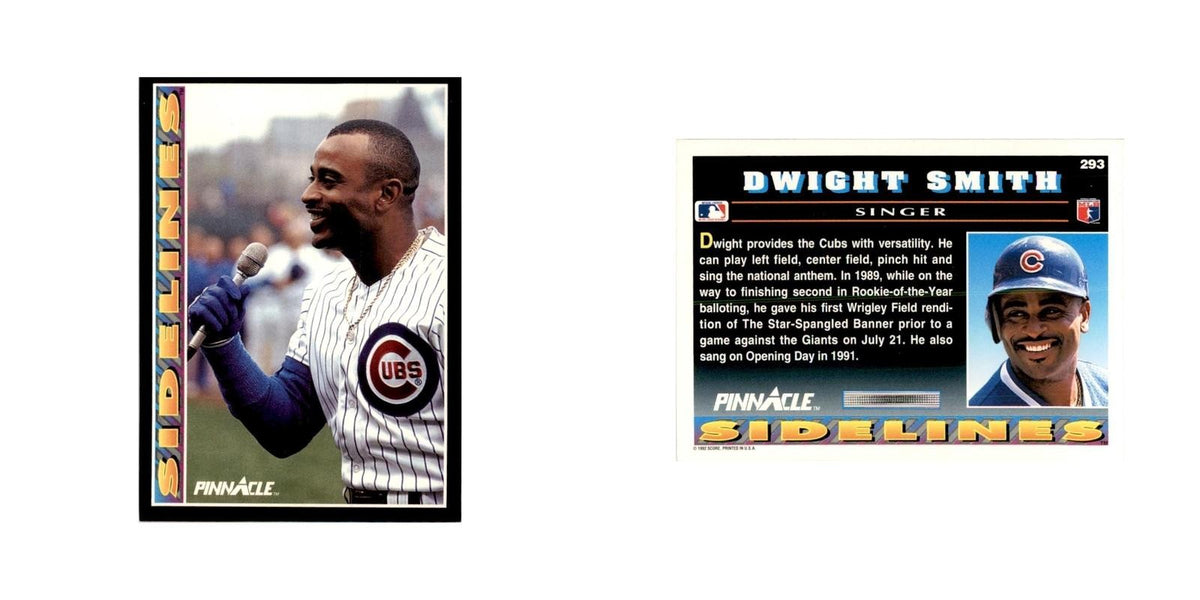 1992 Pinnacle Dwight Smith Baseball Cards #293