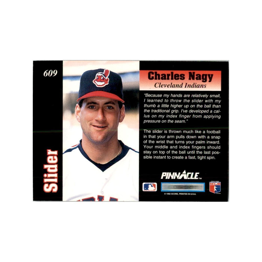 1992 Pinnacle Charles Nagy Baseball Cards #609