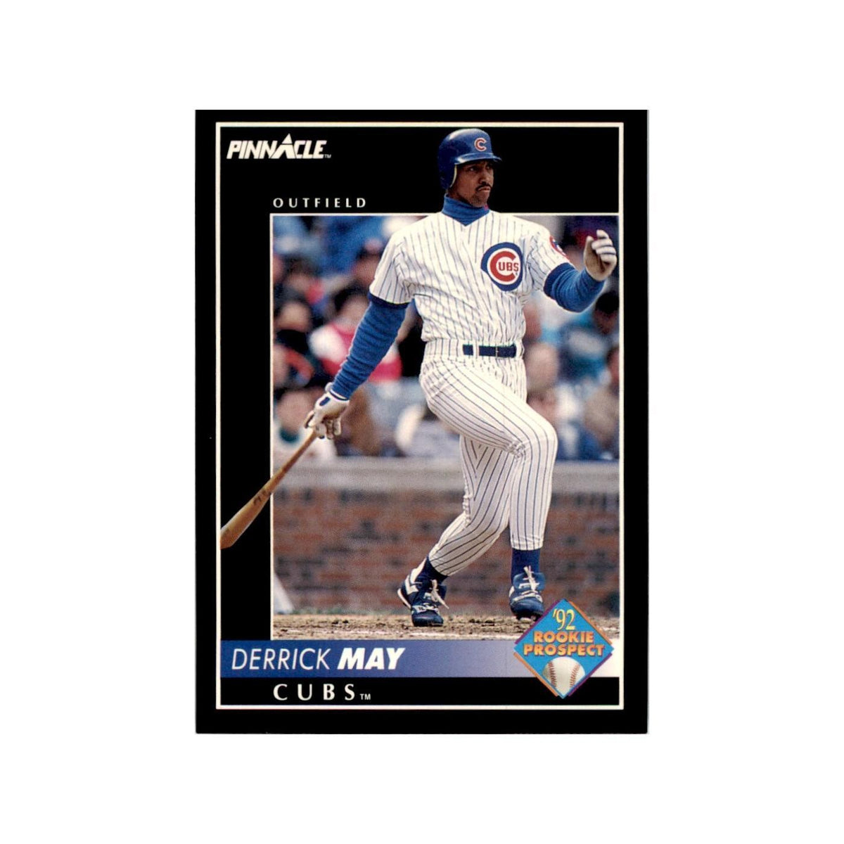 1992 Pinnacle Derrick May Baseball Cards #534