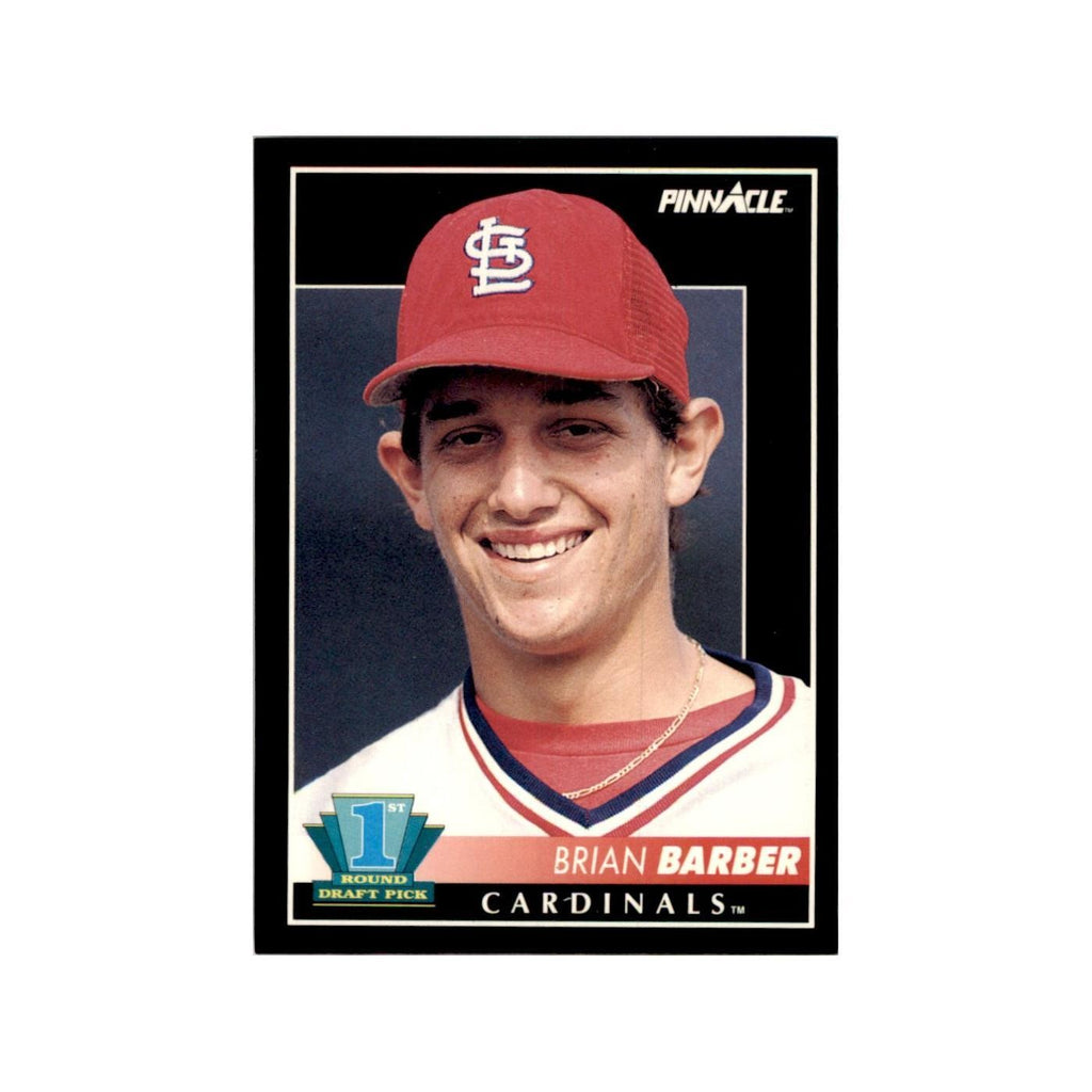 1992 Pinnacle Brian Barber Baseball Cards #298