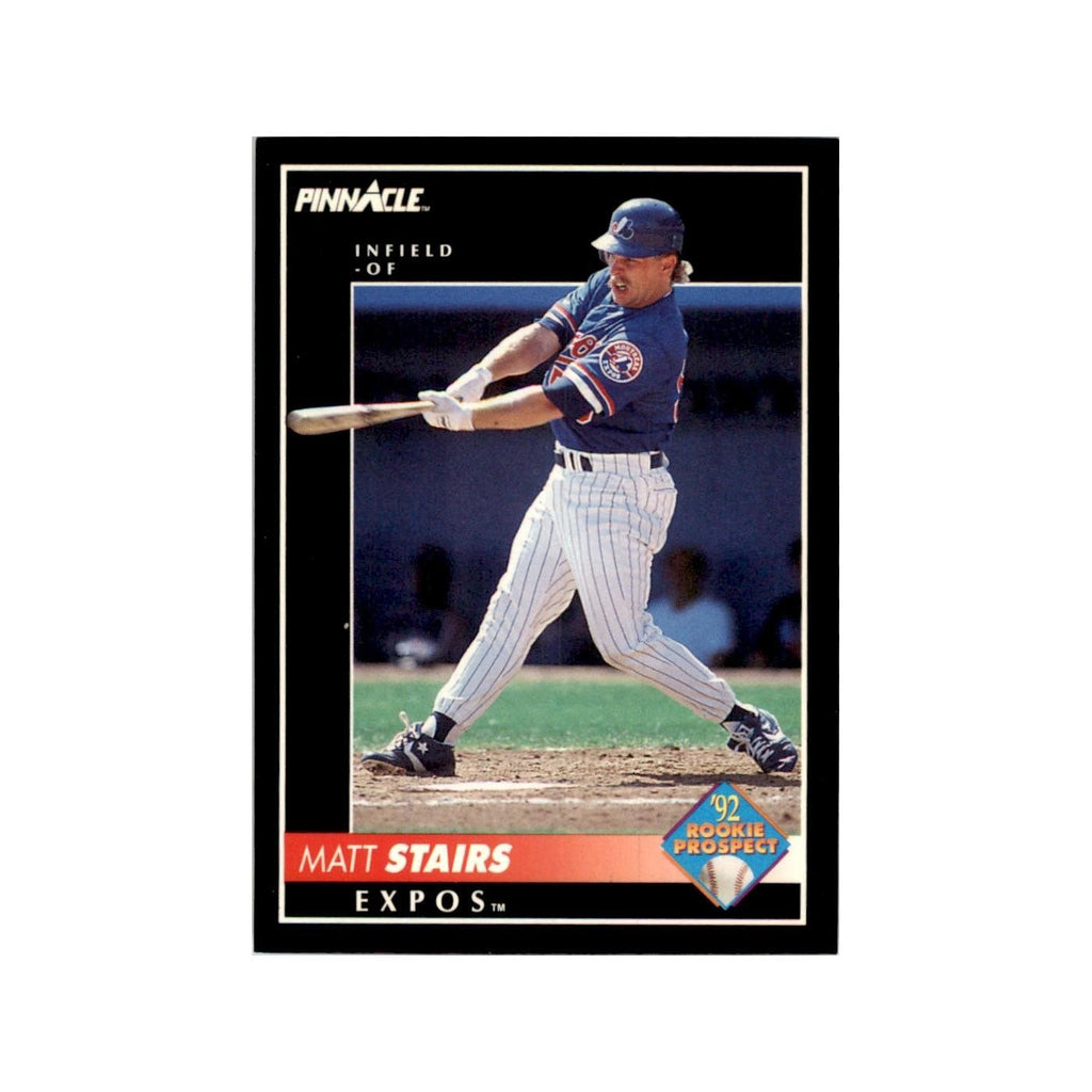 1992 Pinnacle Matt Stairs Baseball Cards #583
