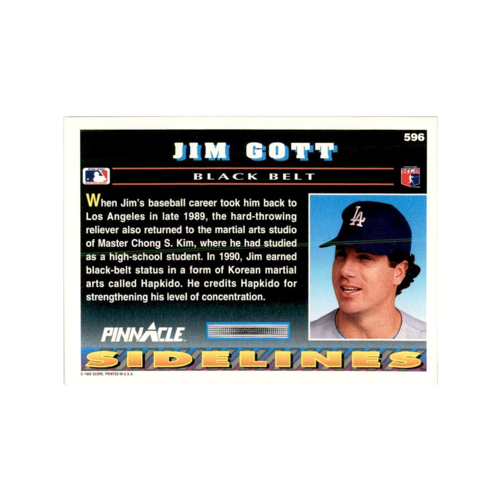 1992 Pinnacle Jim Gott Baseball Cards #596