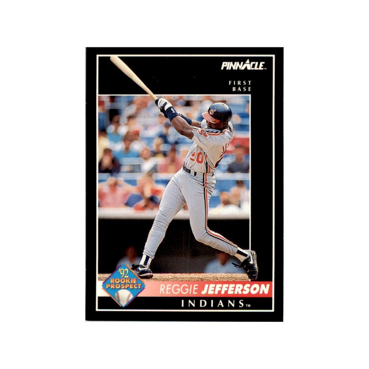 1992 Pinnacle Reggie Jefferson Baseball Cards #476