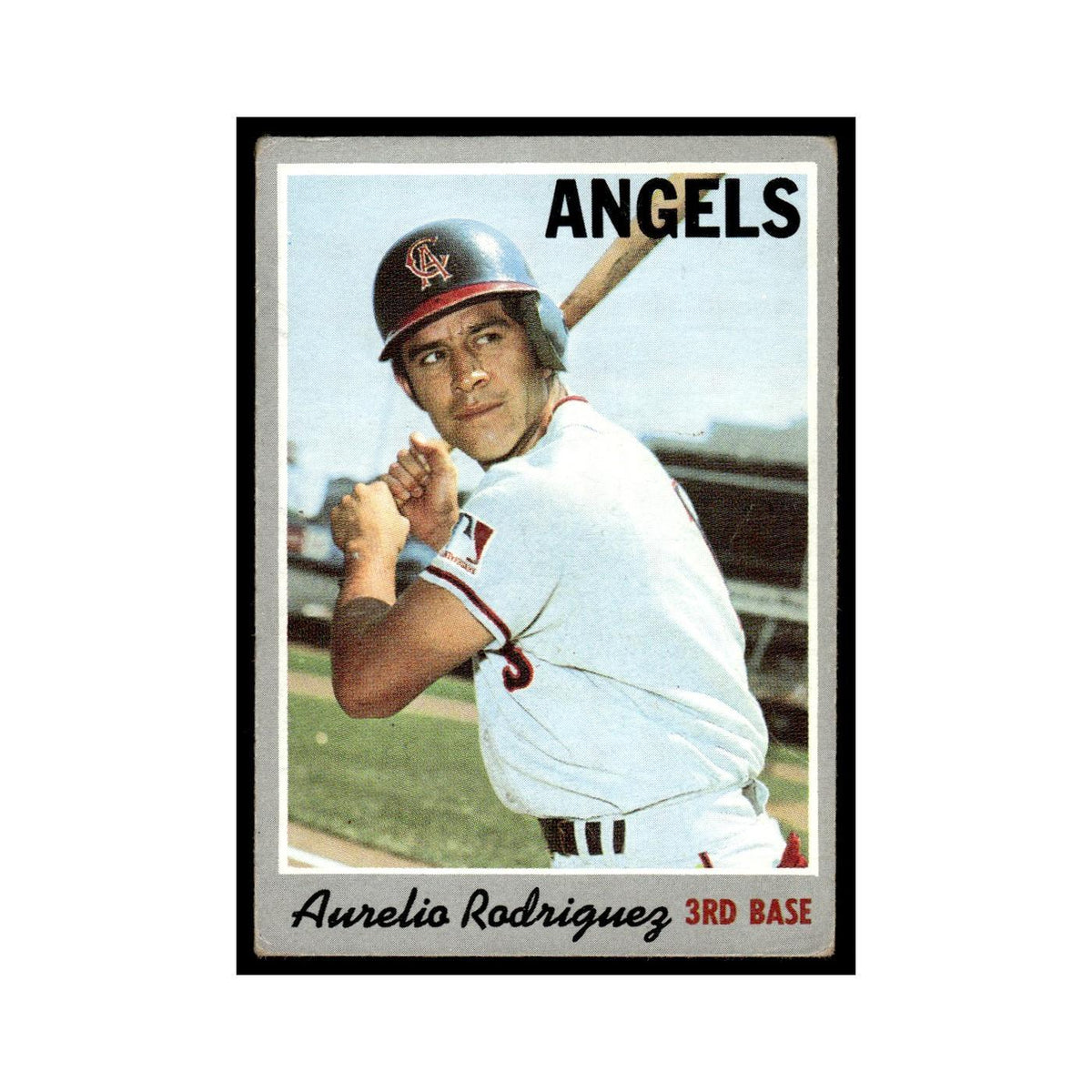 Aurelio Rodriguez 1970 Topps (Damaged) #228 California Angels Baseball Card Poor