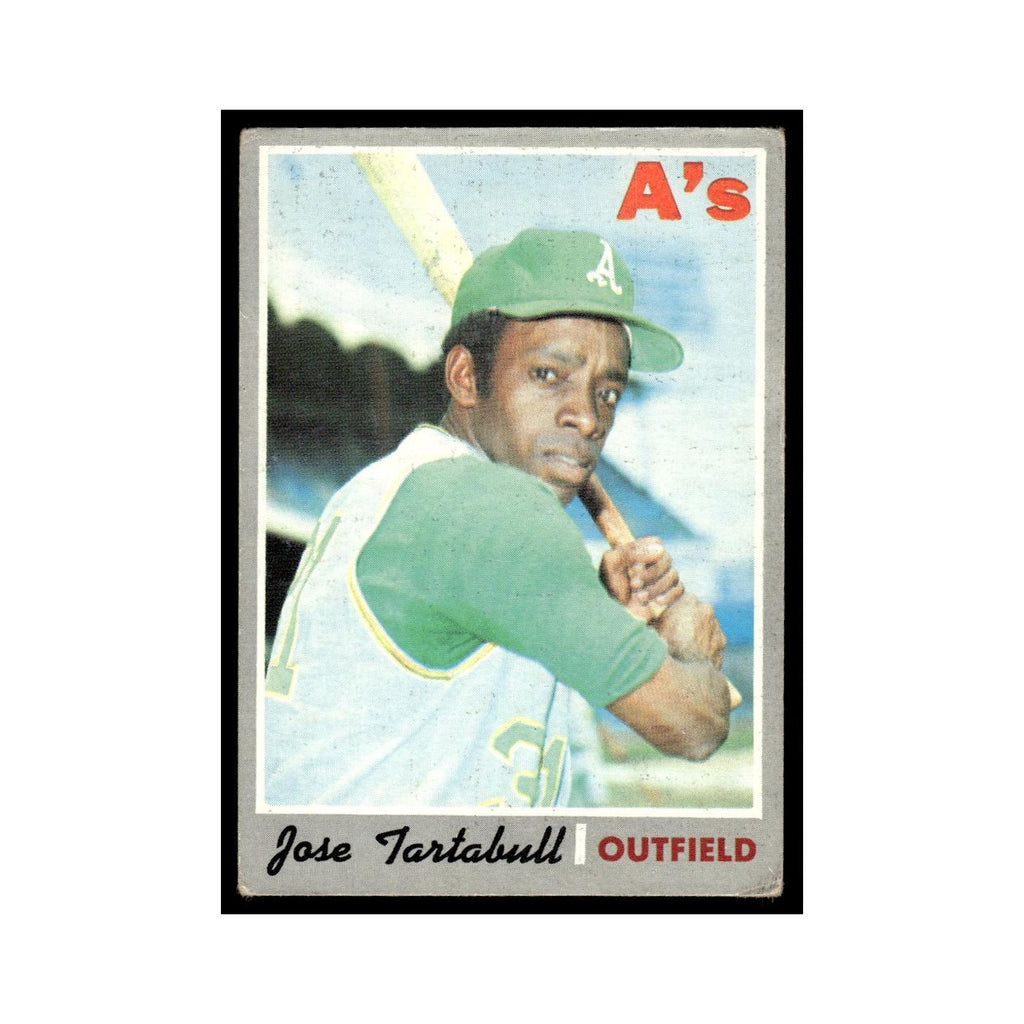 Jose Tartabull 1970 Topps (Damaged) #481 Oakland Athletics Baseball Card Poor