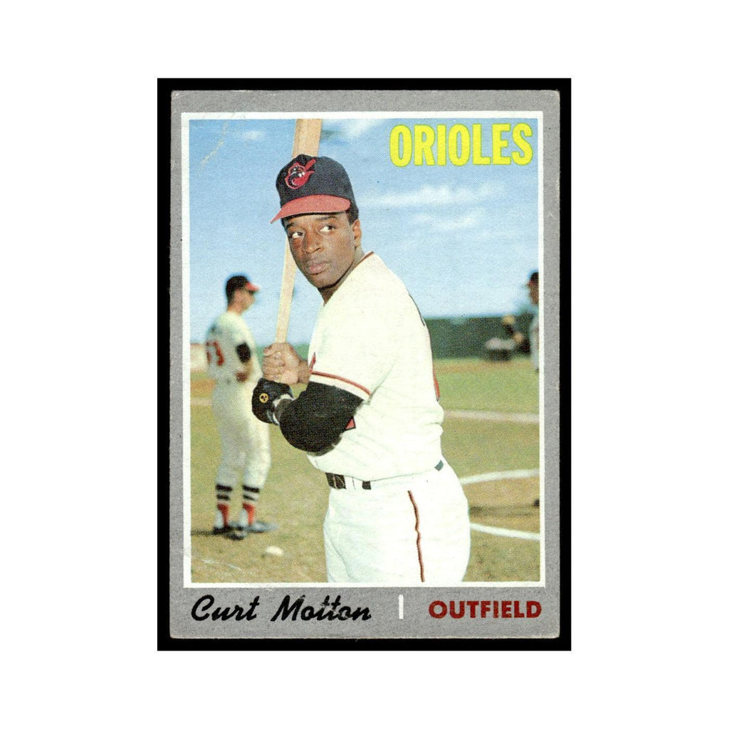 Curt Motton 1970 Topps (Damaged) #261 Baltimore Orioles Baseball Card Poor