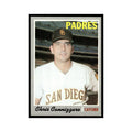 Chris Cannizzaro 1970 Topps (Damaged) #329 San Diego Padres Baseball Card Poor