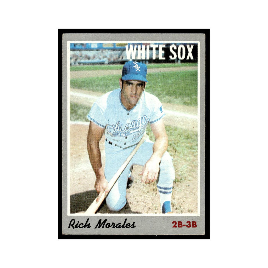 Rich Morales 1970 Topps (Damaged) #91 Chicago White Sox Baseball Card Poor