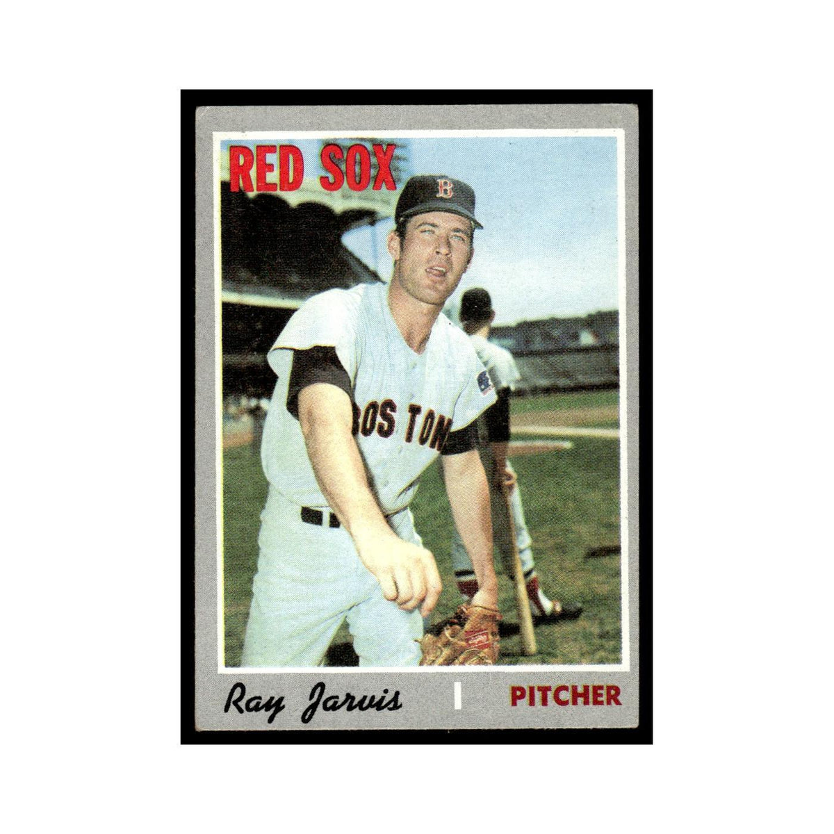 Ray Jarvis Rookie 1970 Topps (Damaged) #361 Boston Red Sox Baseball Card Poor