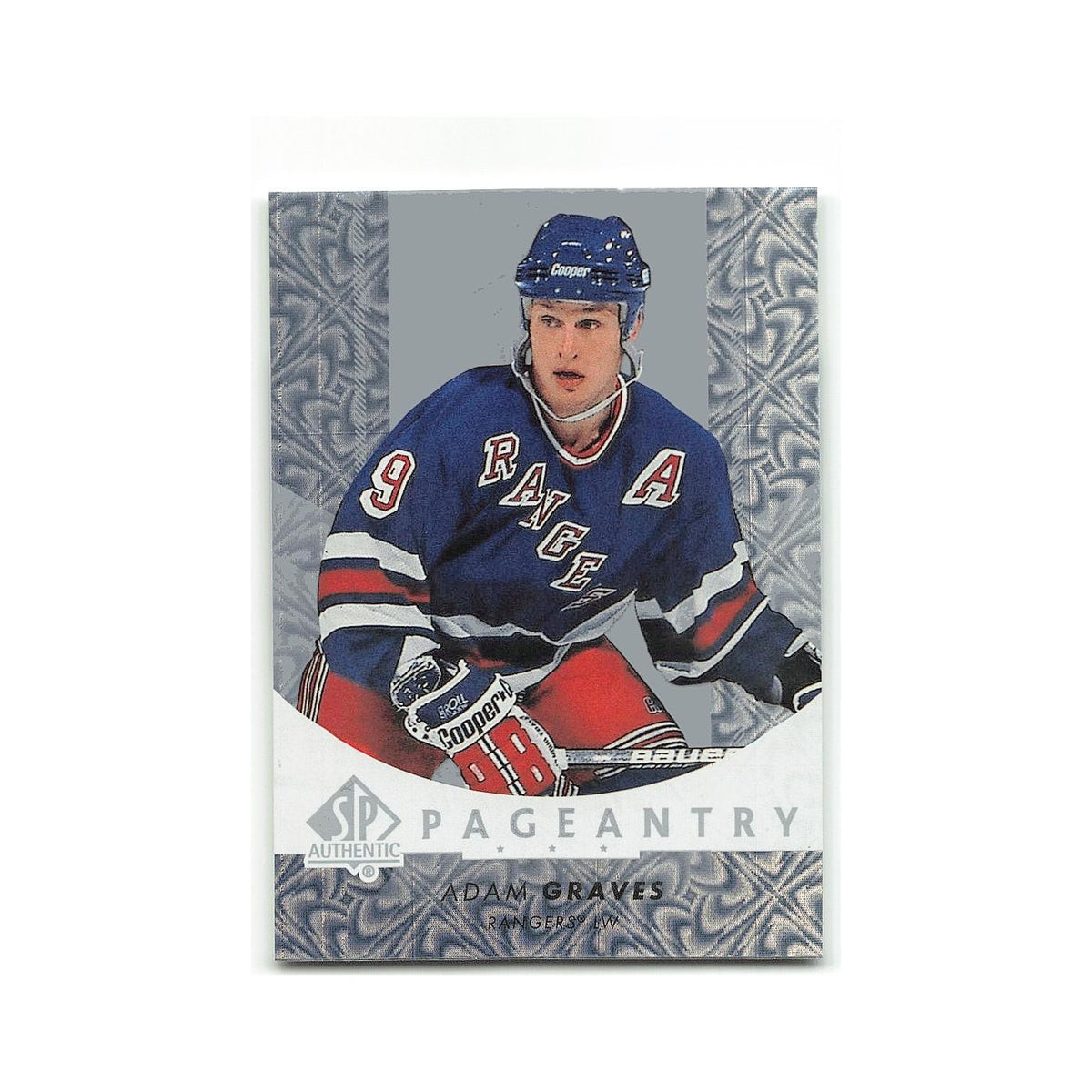Adam Graves 2022 SP Authentic Pageantry #P-54 New York Rangers Hockey Card NM