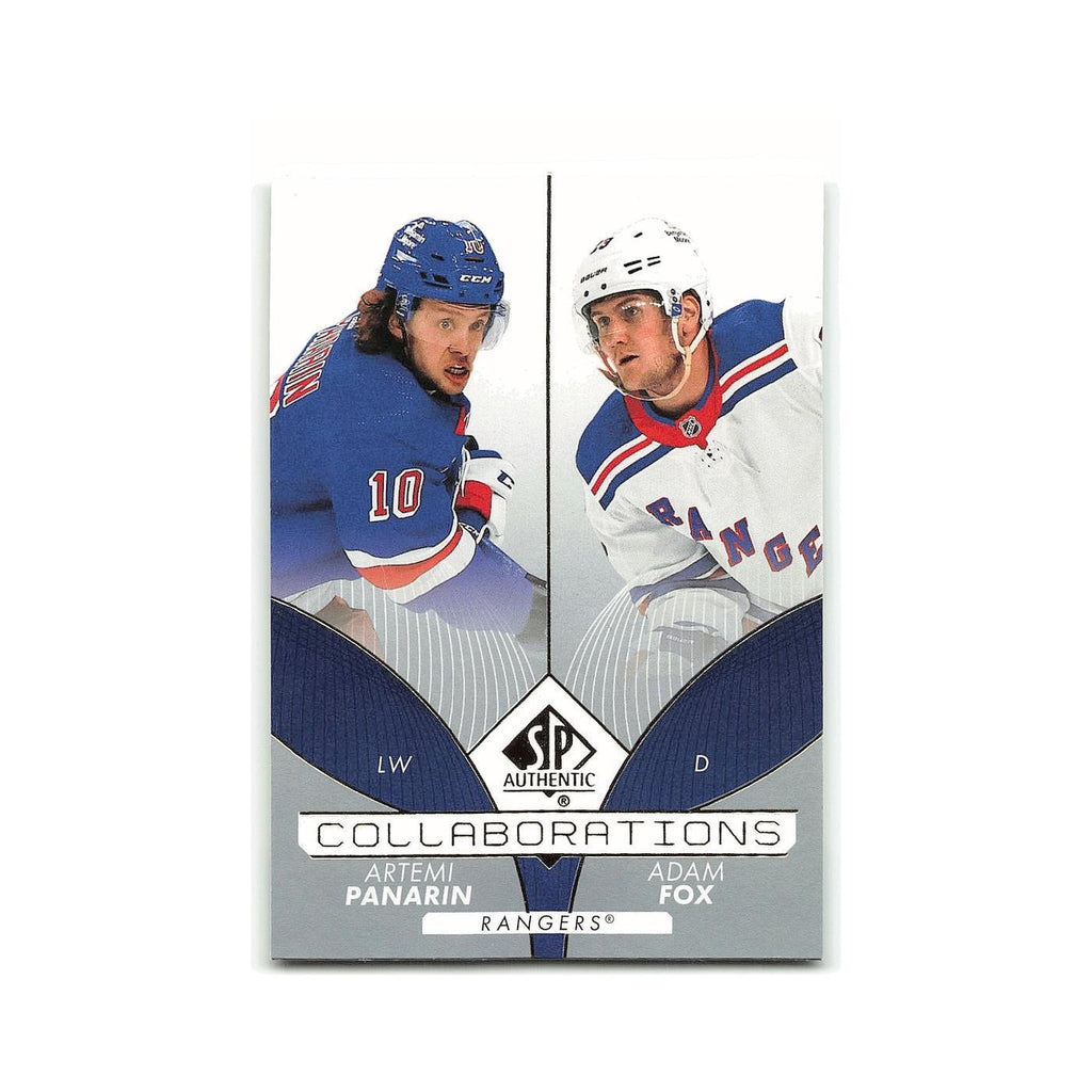 Artemi Panarin   Adam Fox 2022 SP Authentic Collaborations Blue #C-15 NM