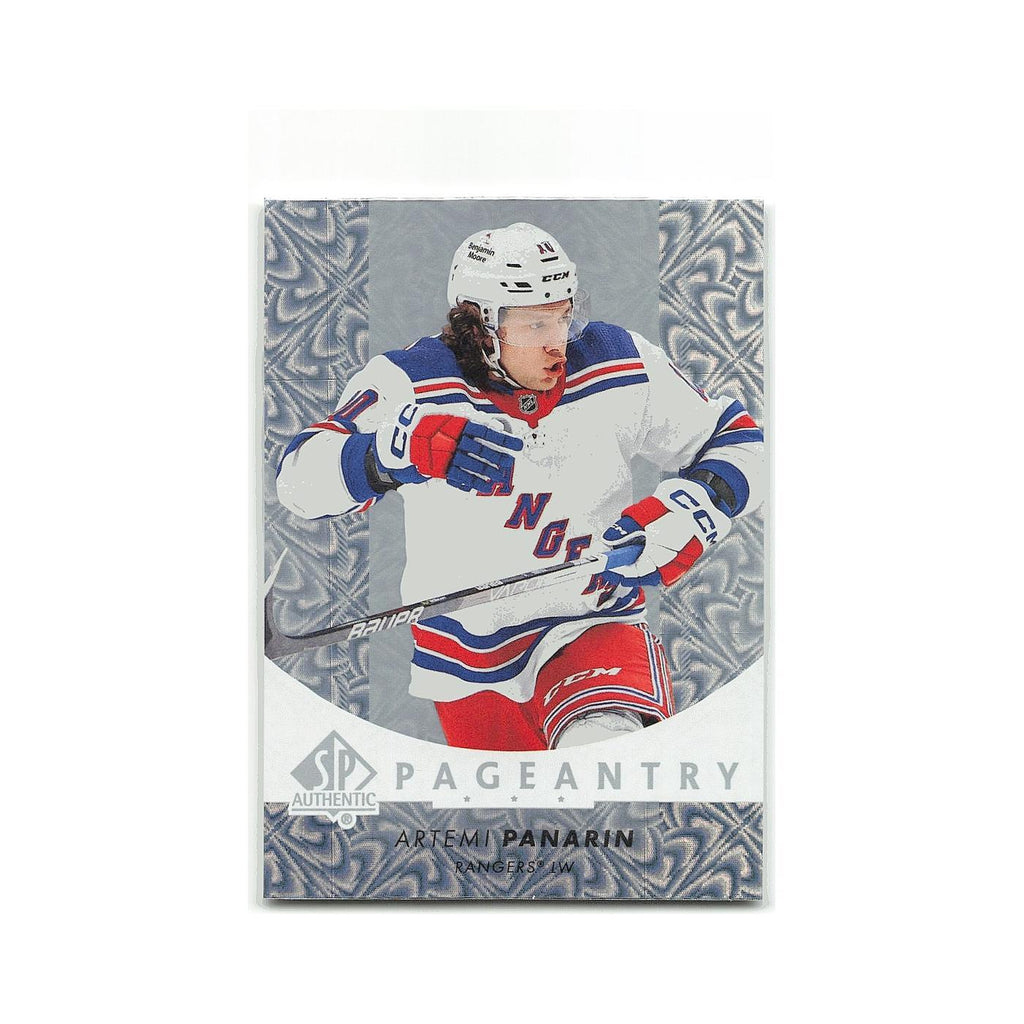 Artemi Panarin 2022 SP Authentic Pageantry #P-15 New York Rangers Hockey Card NM