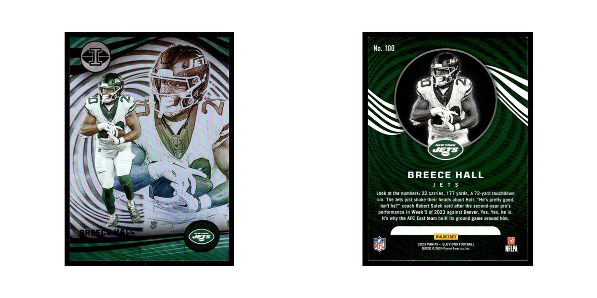 Breece Hall 2023 Panini Illusions #100 New York Jets Football Card NM