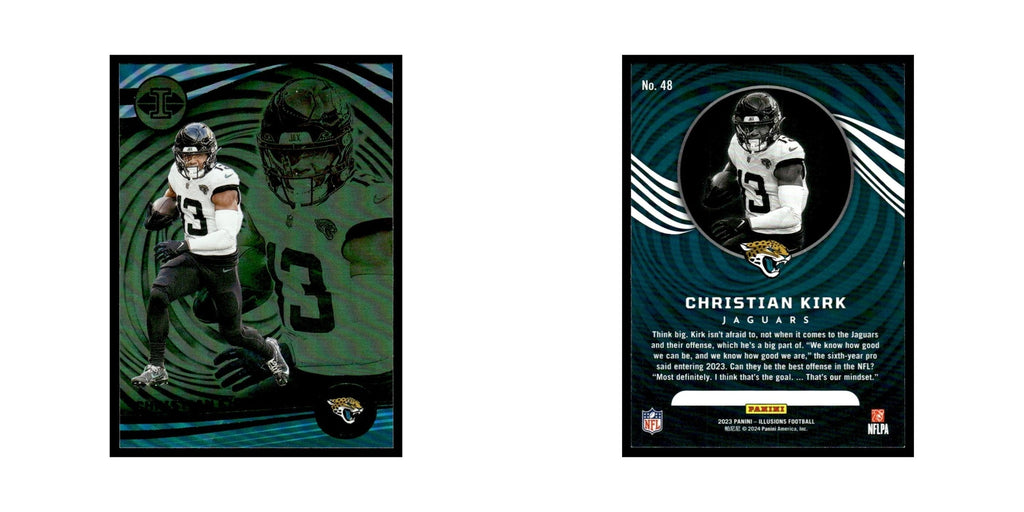 Christian Kirk 2023 Panini Illusions #48 Jacksonville Jaguars Football Card NM