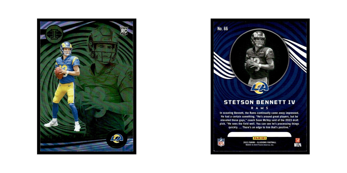Stetson Bennett IV Rookie 2023 Panini Illusions #66 Los Angeles Rams NM