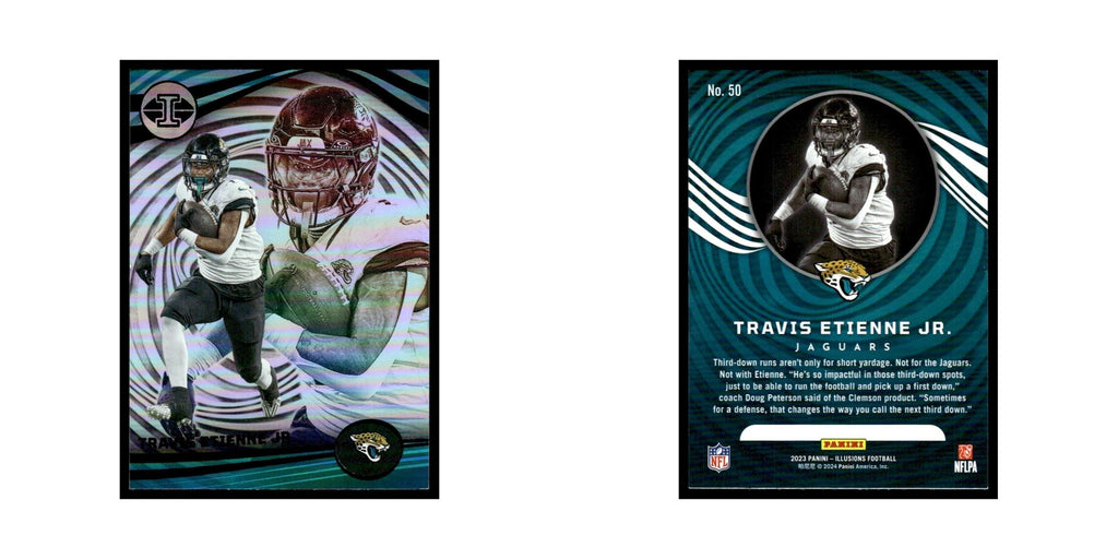 Travis Etienne Jr. 2023 Panini Illusions #50 Jacksonville Jaguars NM