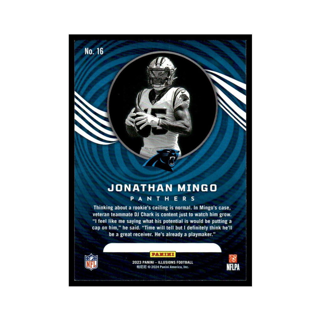 Jonathan Mingo Rookie 2023 Panini Illusions #16 Carolina Panthers NM
