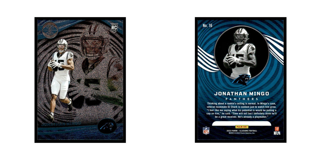 Jonathan Mingo Rookie 2023 Panini Illusions #16 Carolina Panthers NM