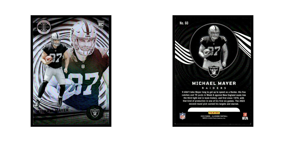 Michael Mayer Rookie 2023 Panini Illusions #60 Las Vegas Raiders NM