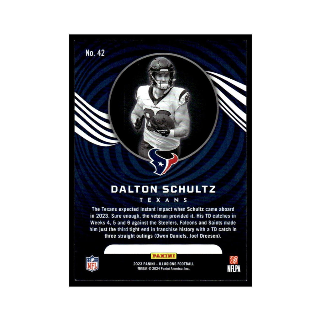 Dalton Schultz 2023 Panini Illusions #42 Houston Texans Football Card NM