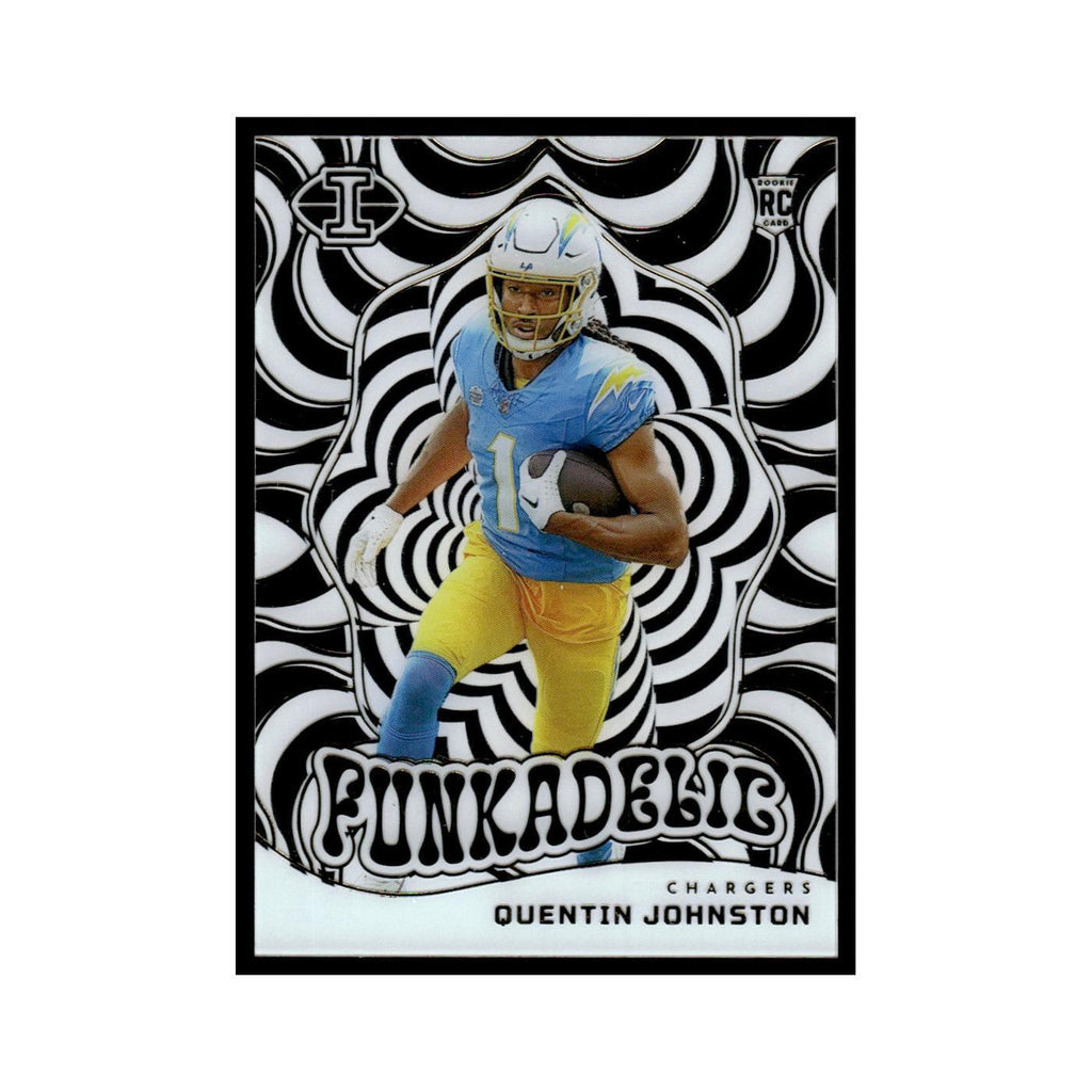 Quentin Johnston Rookie 2023 Panini Illusions Funkadelic #18 Chargers NM