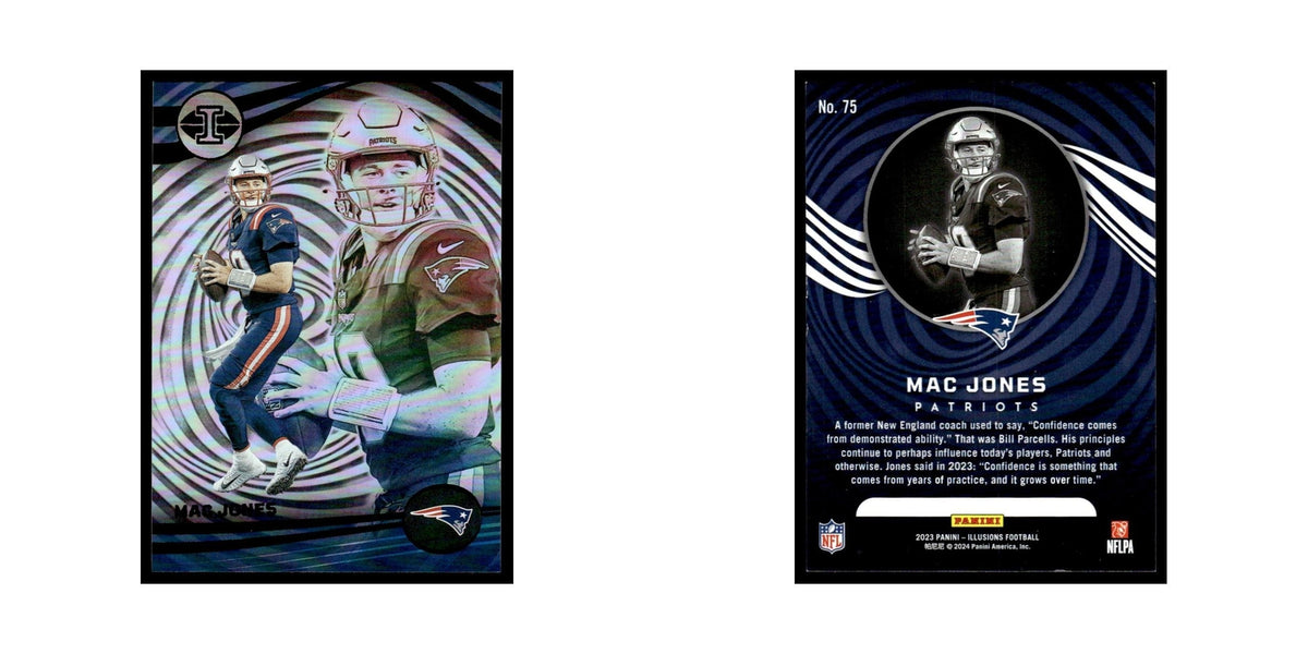 Mac Jones 2023 Panini Illusions #75 New England Patriots Football Card NM