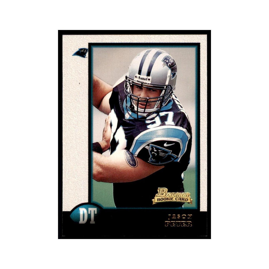 1998 Bowman Jason Peter RC Football Cards #18