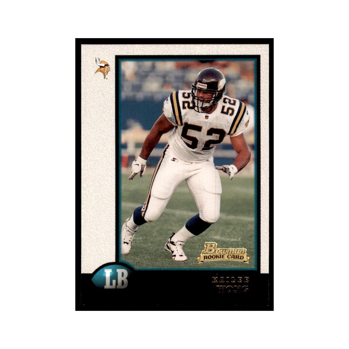1998 Bowman Kailee Wong RC Football Cards #210