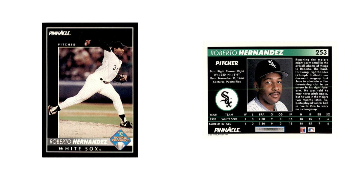 1992 Pinnacle Roberto Hernandez Baseball Cards #253