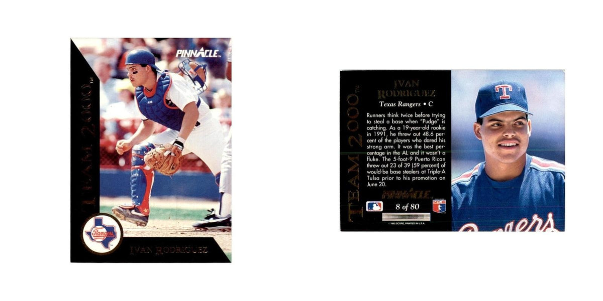 1992 Pinnacle Ivan Rodriguez Baseball Cards #8