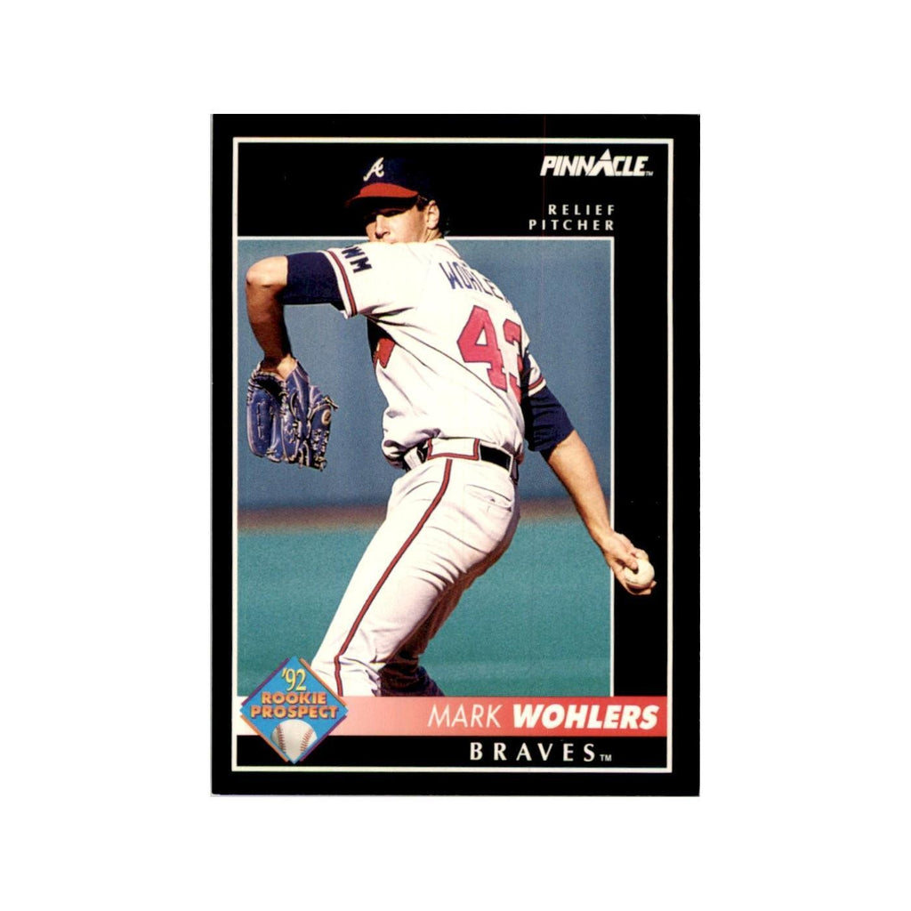 1992 Pinnacle Mark Wohlers Baseball Cards #55