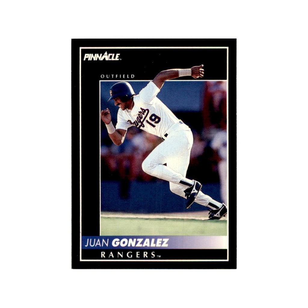 1992 Pinnacle Juan Gonzalez Baseball Cards #127