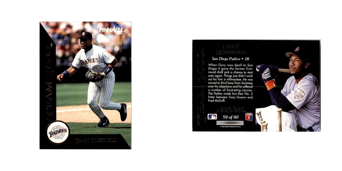 1992 Pinnacle Gary Sheffield Baseball Cards #59