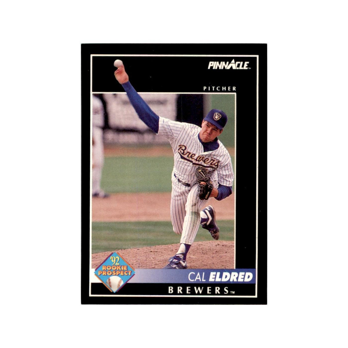 1992 Pinnacle Cal Eldred Baseball Cards #249