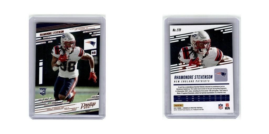 Rhamondre Stevenson Rookie 2021 Panini Prestige #278 New England Patriots NM