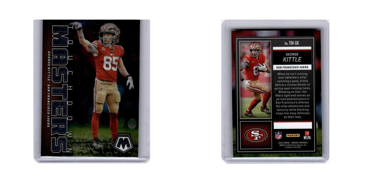 George Kittle 2023 Panini Mosaic Touchdown Masters #TM-GK San Francisco 49ers NM