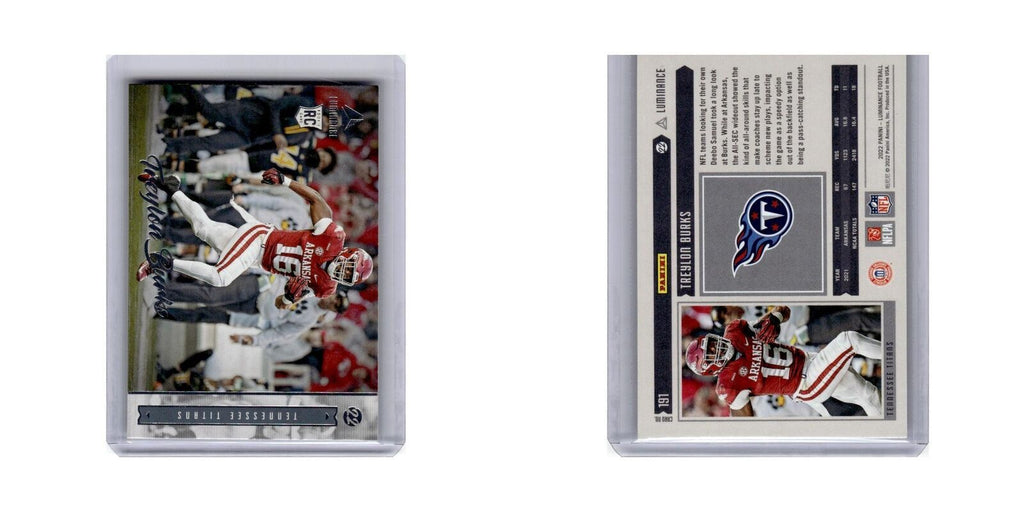 Treylon Burks Rookie 2022 Panini Luminance #191 Tennessee Titans NM