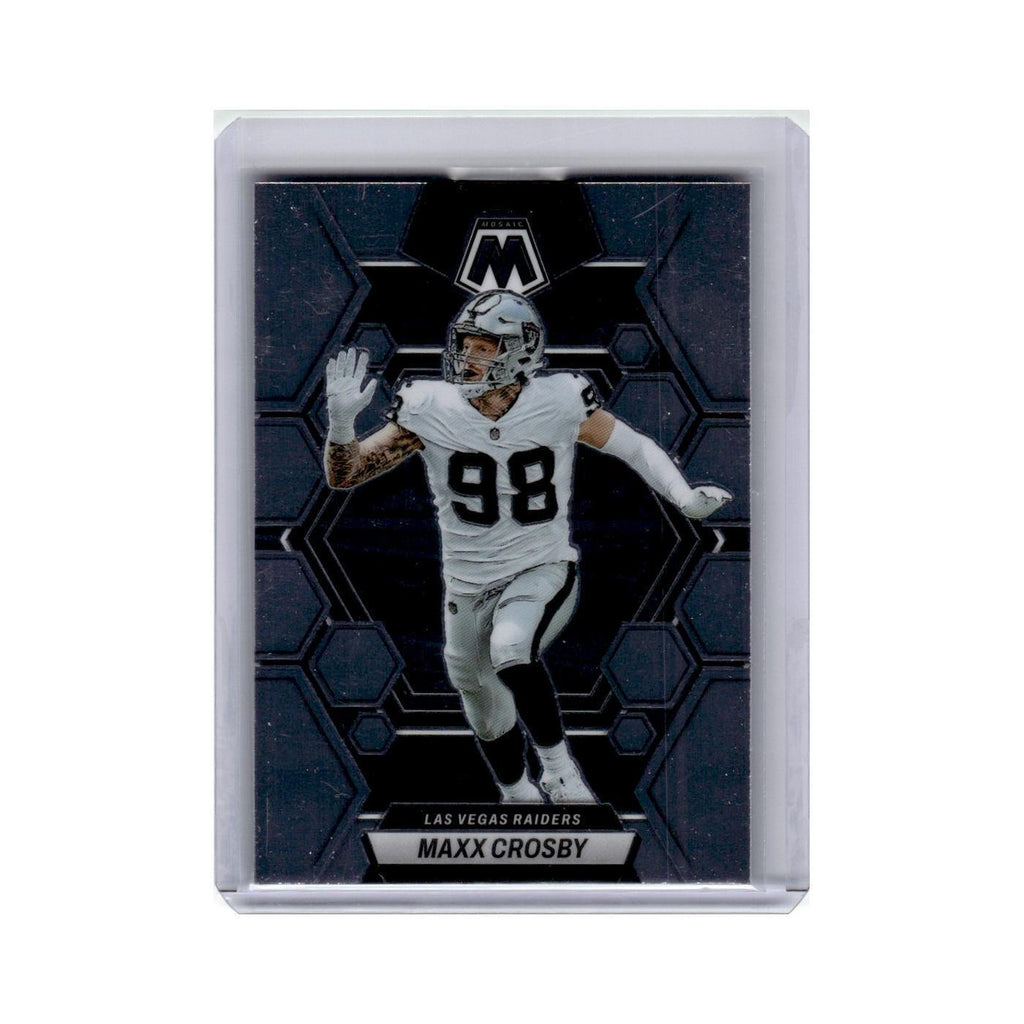 Maxx Crosby 2023 Panini Mosaic #123 Las Vegas Raiders Football Card NM