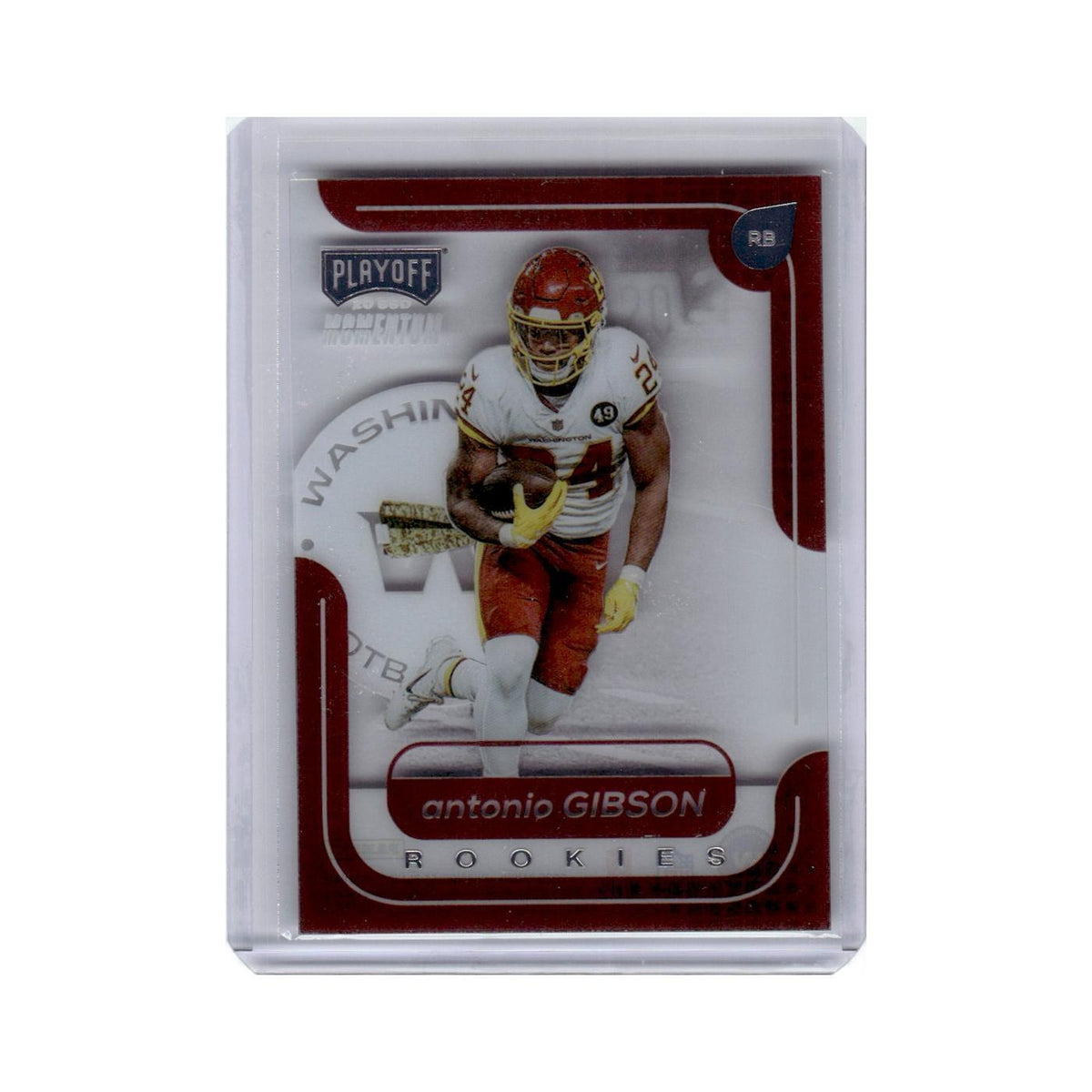 Antonio Gibson 2020 Panini Chronicles Playoff Momentum Rookies #M-17 NM