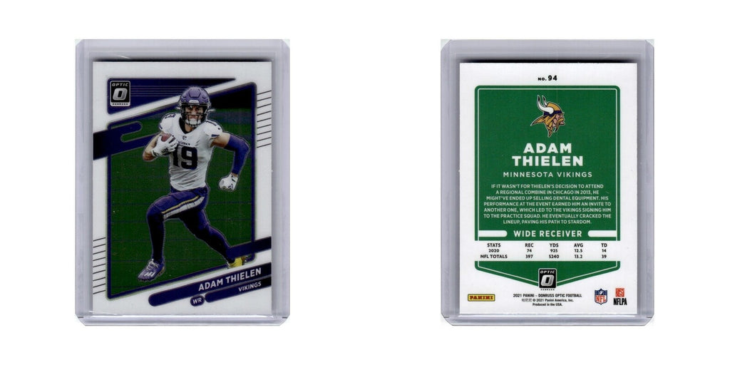Adam Thielen 2021 Donruss Optic #94 Minnesota Vikings Football Card NM