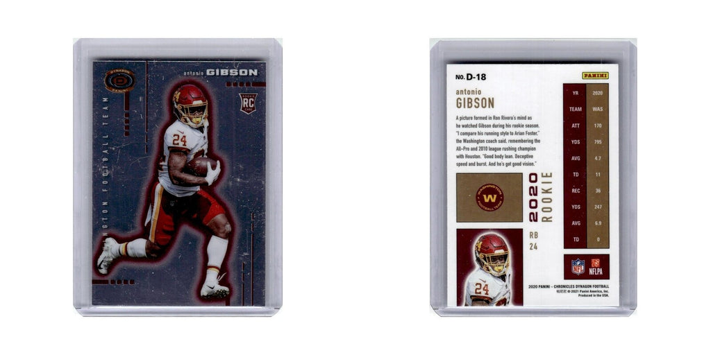 Antonio Gibson 2020 Panini Chronicles Dynagon Rookies #D-18 Washington NM