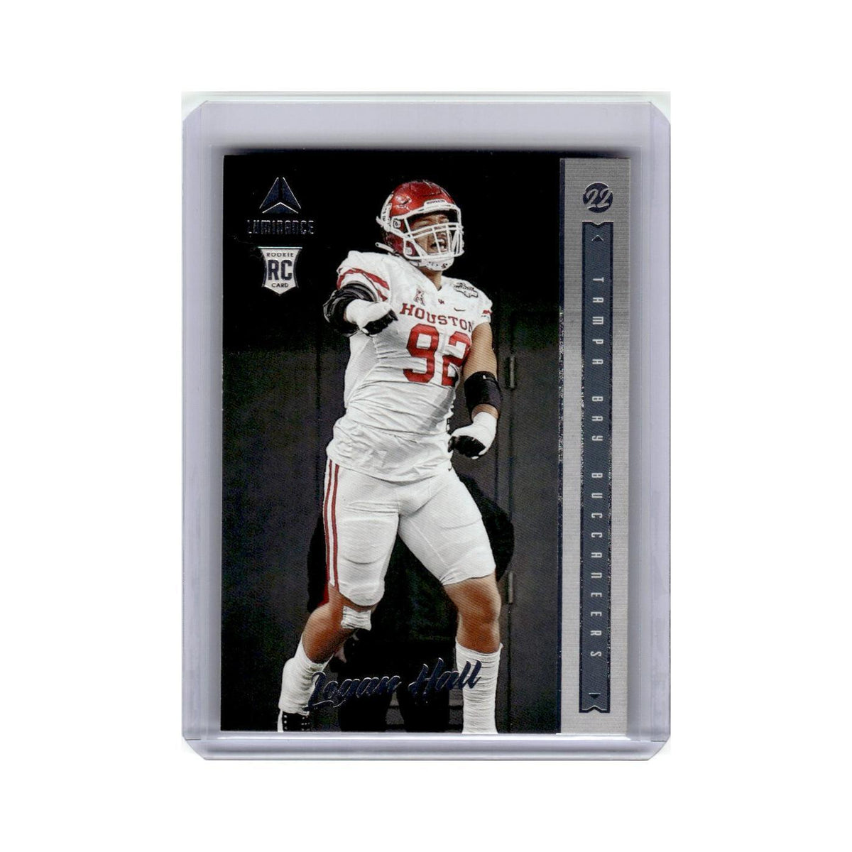 Logan Hall Rookie 2022 Panini Luminance #164 Tampa Bay Buccaneers NM
